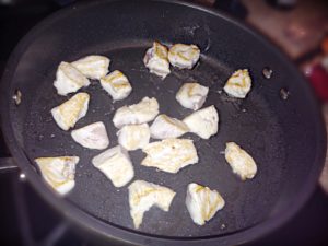 Cooking Chicken in Skillet