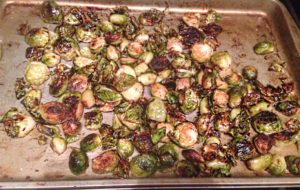 crispy brussel sprouts with cognac