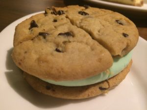 Doc B's gelato cookie sandwich