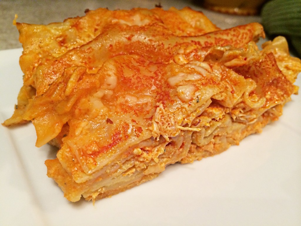 Buffalo Chicken Lasagana