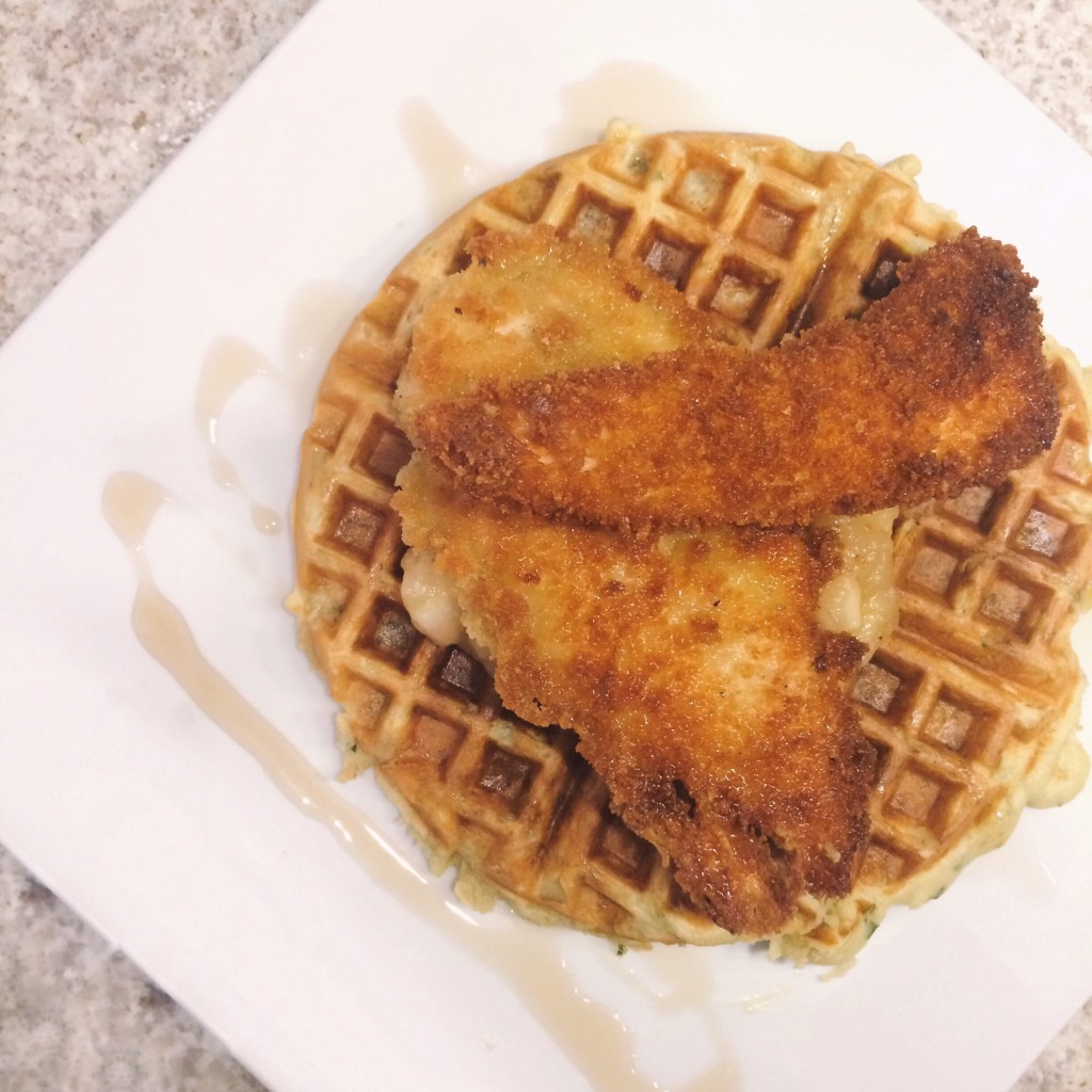 chicken and waffles