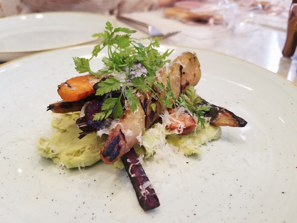 grilled baby carrots cafe spiaggia
