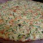 Zucchini crust pizza