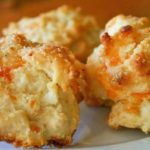 Apple Cheddar Biscuits with honey for rosh hashanah