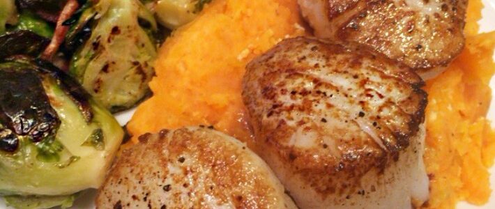 perfect seared scallops